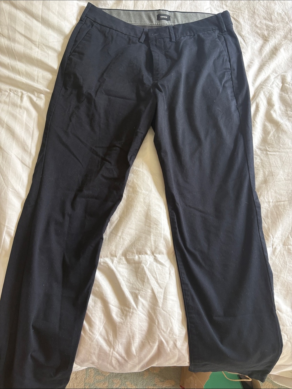 Men's Navy Casual Dress Pants
